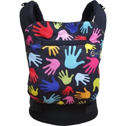 Babalinbaby-Colorful Hands Ergonomic Kangaroo