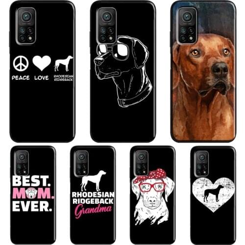 Rhodesian Ridgeback Dog For POCO M3 Pro F3 X3 NFC Case For Xiaomi Mi Note 10 Lite A3 9T 10T Pro Mi 11 Lite Coque