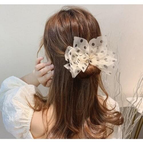 Women Girls Bow Bun Hairstyle Knot Flower Hair Maker Tools hair Ornament Headband accessories Korean Fashion