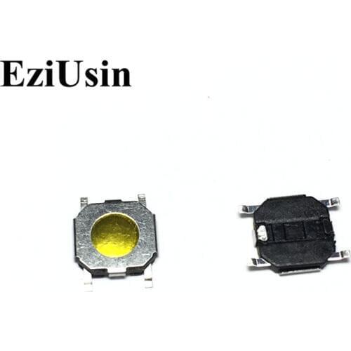 EziUsin 100pcs 4*4*1 Membrane Keyboard Touch Button Micro Switch Little Thin Film Reset Keyboard 4*4*1 B5-1 7TS-027