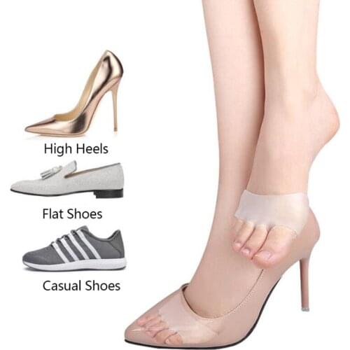 Silicone Padded Forefoot Insoles For High Heel Shoes Pad Gel Insoles Breathable Health Care Shoe Insole High Heel Shoe Insert