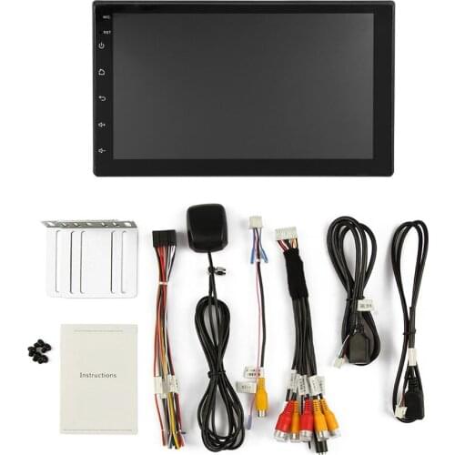 HIFI Audio GPS System 7 Inch Universal 1+16G 2 din BT Car Radio Multimedia Player Android Car Stereo