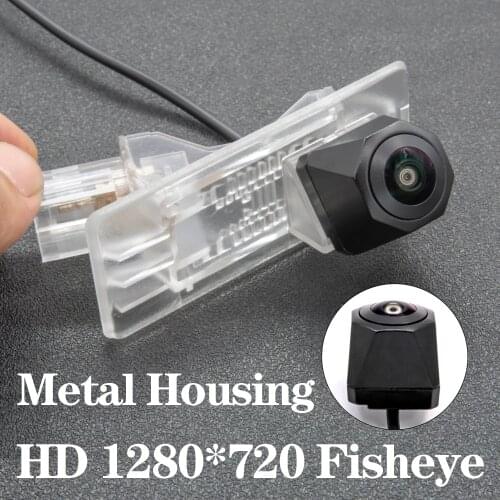 HD 1280*720 Fisheye Metal Housing Car Rear View Camera For Renault Clio 3 Clio 4 Euro Clio Lutecia Renault Vel Satis