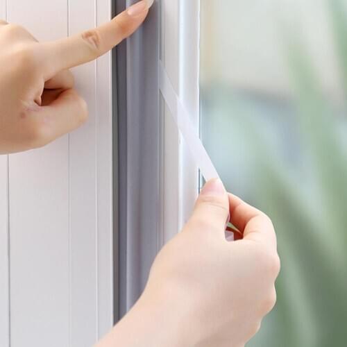 2M Pu Foam Strip Foam Seal Tape Self Adhesive Door Weather Stripping Insulation Foam Window Insulation Tape Waterproof Windproof