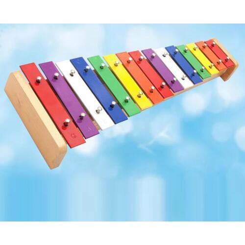 15 Notes Glockenspiel Xylophone Mallet Set Children Music Toys