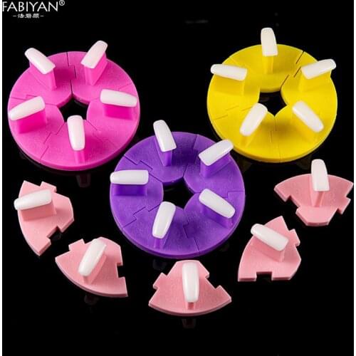 Seat Training Frame DIY Nail Art Polish Gel UV False Tips Display Practice Stand Holder Support Salon Work Table Manicure Tools
