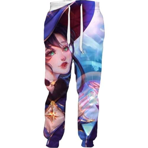 CLOOCL Newest Anime Men Sports Pants Genshin Impact 3D Print Men Clothing Women Sweatpants Harajuku Jogging Pants