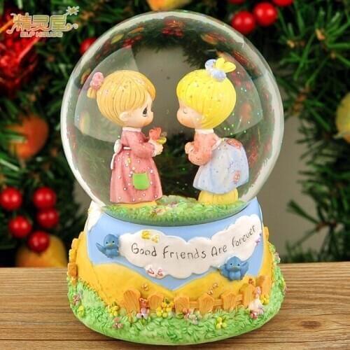 Fairy doll birthday gift crystal ball music box music box to send girls girlfriends male creative cute girlfriend