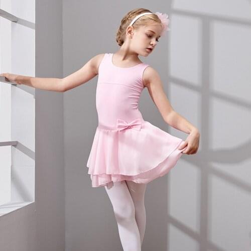 Sleeveless Dance Dress for Girls, Cotton Ballet Dancewear Good Quality,Toddler Ballet Dress,Kids Tutu Dress, Kids Dance Skirts