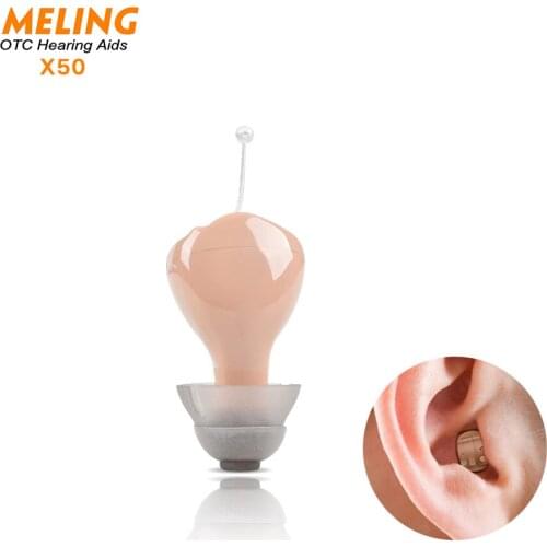 X50 Hearing Amplifier for Seniors and Adults with Noise Reduction and Feedback Cancellation ITC Sound Amplifier