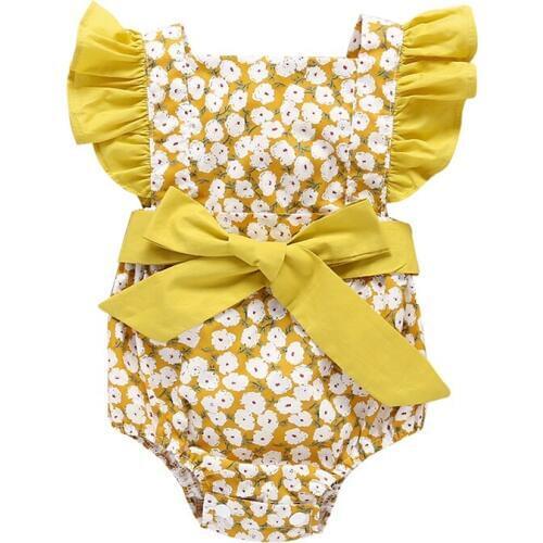 WEIXINBUY Bodysuit For Baby Girls