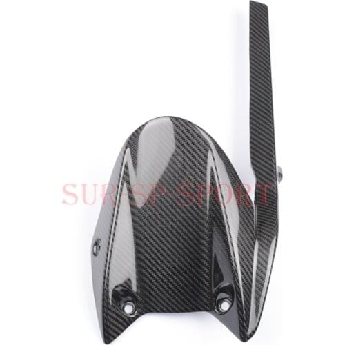 Rear Hugger Mud Guard Fender For Triumph Street Triple R S RS 2016 2019 Carbon Fiber