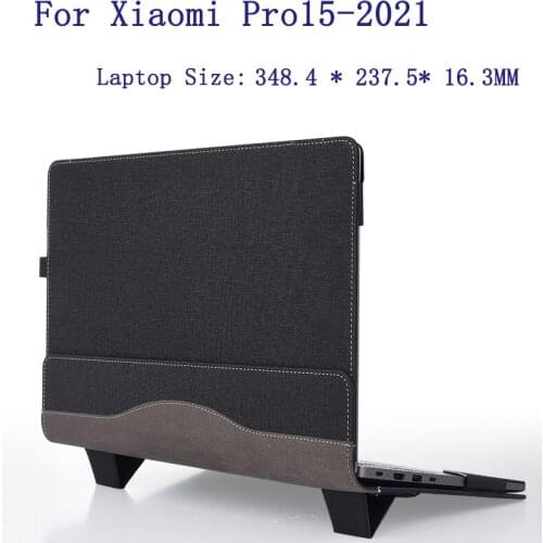 Protective Case For Xiaomi Pro15 2021 Two-in-one Anti-fall PU leather Laptop Sleeve Detachable Notebook