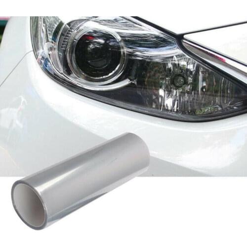1roll Car Transparent Light Protector Film Bumper Hood Paint Protection Headlight Protective Film Vinyl Wrap 200 * 30Cm