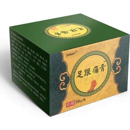 1Pcs 50g Foot Heel Analgesic Cream Treat Rheumatism Plaster Ointment Ankle Pain Medical Feet Arthritis Spurs Bone Sprain Re O0M9