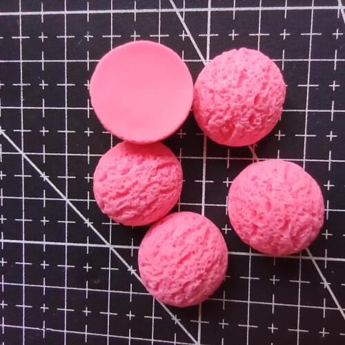 1pcs/lot resin flat back hot pink scoops of ice cream 19mm Cabochons Scrapbooking Hair Bow Center DIY Christmas decration