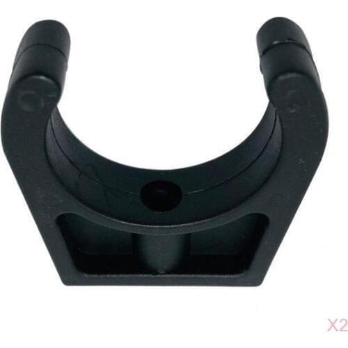 2pcs Boat Hook Ladder Clamp Holder Bracket Clips Fit for 1-3/4 inch Ladders Tube