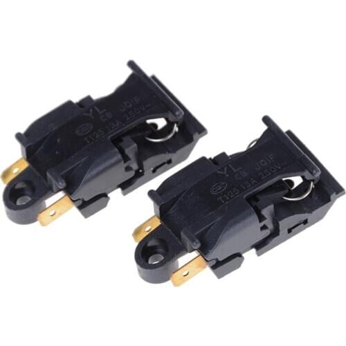 2PCS Practical Thermostat Switch T125 250V 13A Steam Electric Kettle Parts 45x20mm 20 degree top Quality