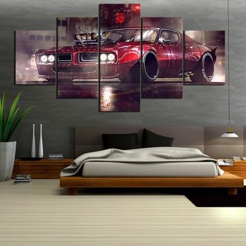 5 pcs diamond embroidery Vehicle American Muscle Car SPORTS CAR 5D DIY full diamond painting drill,rhinestone mosaic gift N675