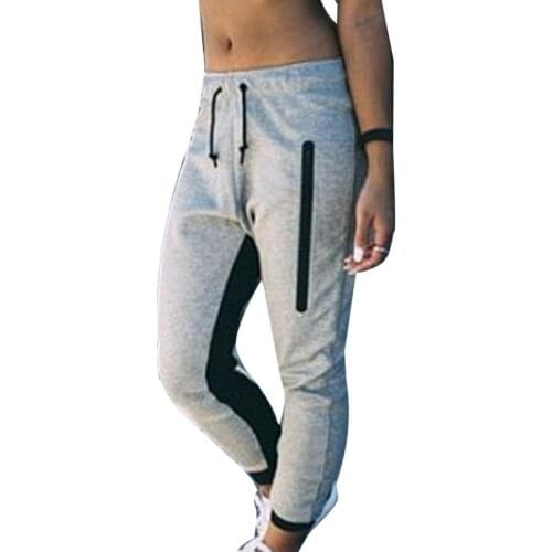 50% Hot Sale 2021 Fashion Women Elastic Waist Casual Comfortable Trousers Fitness Sports Jogging Running Pants Sports Wear