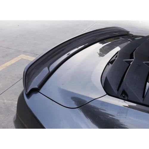 Carbon Fiber Car Rear Wing Trunk Lip Spoilers Fits For Ford Mustang 2015 2016 2017 2018 2019