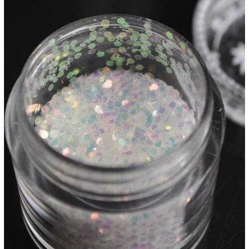 Bling Shiny White Colorful Multicolor Nail Art FINE GLITTER DUST UV Gel Acrylic Nails DIY Accessory N02