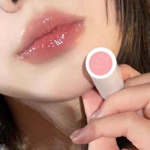 Cappuvini Pudding Non-fading Non-stick Cup Lasting Moisturizing Lipstick White Student Lasting Moisturizing Lip Makeup Gift TSLM