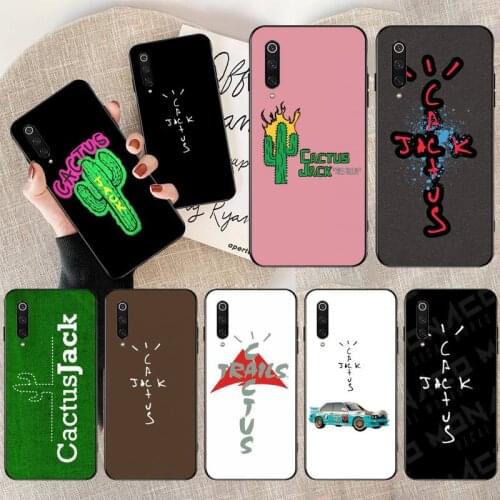 HOTCASHOP cactus jack letter Phone Case for Xiaomi Mi Note 10 Lite Mi 9T Pro xiaomi 10 10 CC9 Pro 9SE