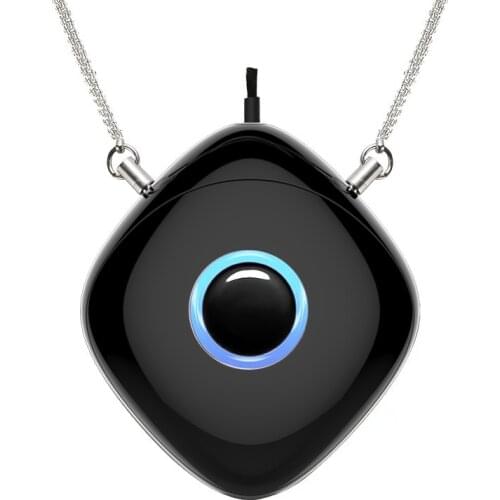 Childrens Necklace Small Oxygen Bar Indoor Home and Outdoor Wearable Carry-on Negative Ion Hanging Neck Air Purifier