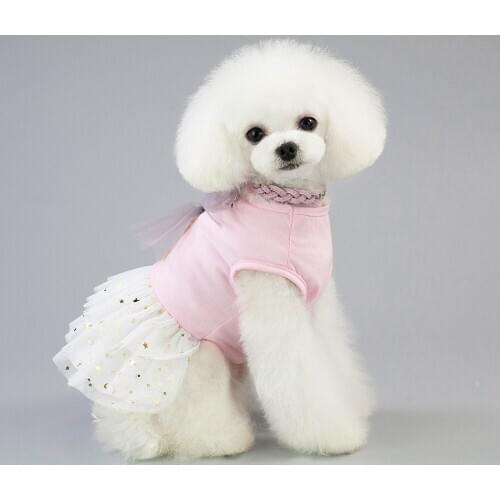 Girl Dog Clothes Dogs Pets Clothing Tutu Dress for small dog