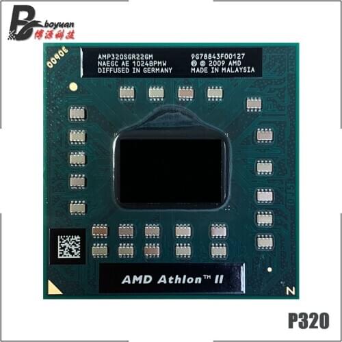 AMD Athlon II Dual-Core Mobile P320 2.1 GHz Dual-Core Dual-Thread CPU Processor AMP320SGR22GM Socket S1