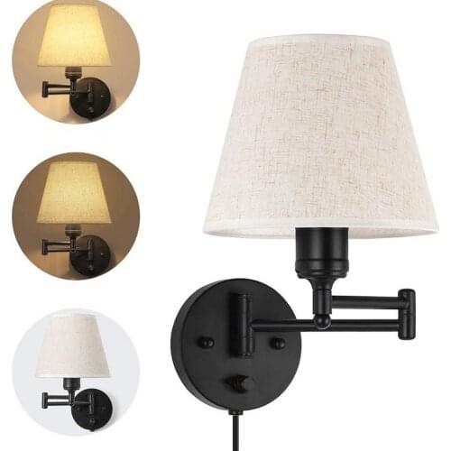 2 Packs Postmodern Elegant Wall Lamp Personalized Retro Wall Lamp Elegant Retro Hotel Bedroom Bedside Light LED Wall Lamp