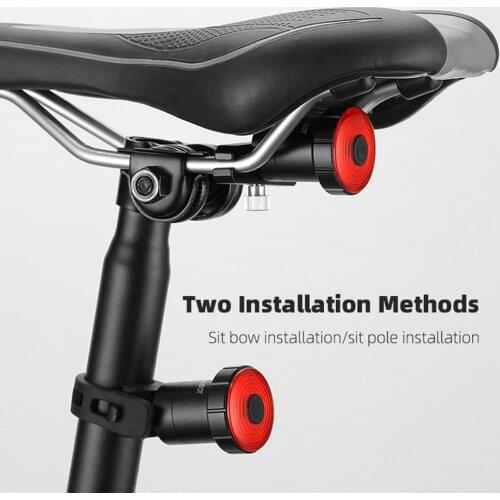 Mini Bike Light Waterproof USB Rechargeable Helmet Taillight Lantern For Bicycle LED Safety Night Riding Tail Light Dropshipping