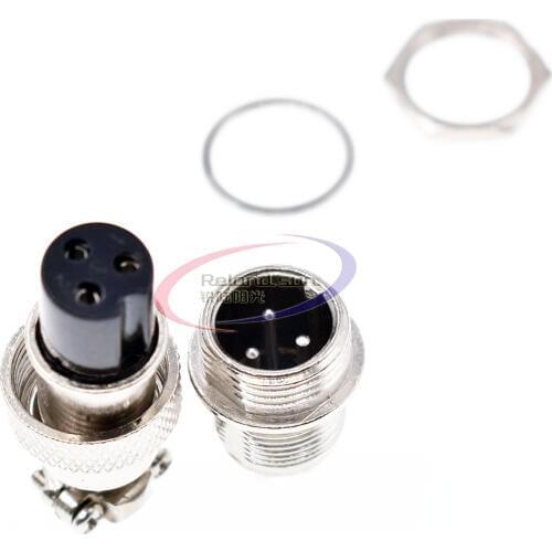 GX12 2/3/4/5/6/7 Pin Male + Female 12mm L88-93 Circular Aviation Socket Plug Wire Panel Connector with Plastic Cap Lid