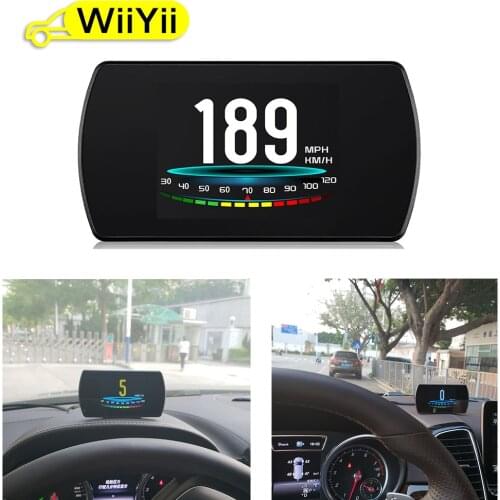 Diagnostic tools OBD2 P12 HUD 3 inch LCD screen Car Head Up Display over speed alarm Various performance tests