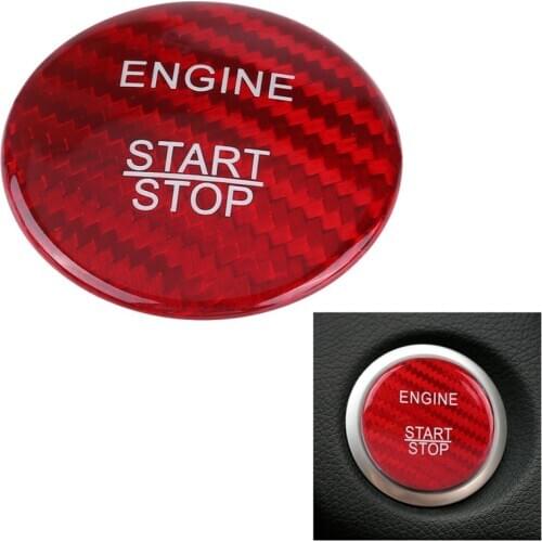 Carbon Fiber Car Start Stop Button Cover Set For For Mercedes Benz A B C Glc Gla Cla Ml Gl Class W176 W246 W205 X253 X156 C117