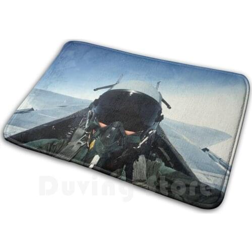 Fighter Plane Cockpit Carpet Mat Rug Cushion Soft Jets Cockpit Plane Military Shell American French Jet Boeing Airbus F18