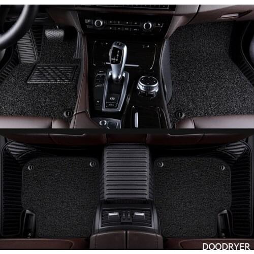 Custom car floor mats for peugeot RCZ 307 sw 308 607 206 207 301 407 308 408 508 2008 4008 5008 3008 foot mats auto accessories
