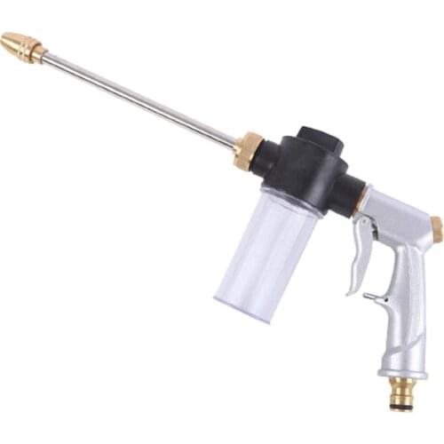 High-Pressure Metal Water Spray Gun Car Washer Cleaner Garden Hose Water Gun Sprinkler Foam Water Gun For The Garden