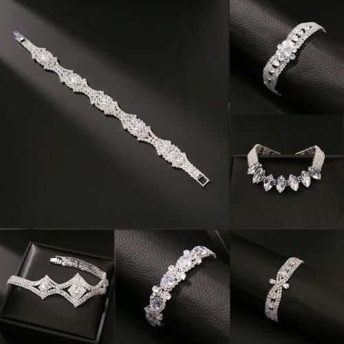 Fashion ladies crystal bracelet bracelet jewelry party rhinestone accessories bridal jewelry gift jewelry