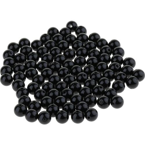 100 Pcs Black Plastic Safety Eyes Kits For Teddy Bear Doll DIY Making