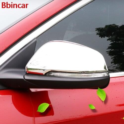 Bbincar ABS Chrome Exterior Styling Side Rear View Rearview Mirror Cover Trim 2pcs For BMW New 1 series Sedan 118i 120i F52 2017
