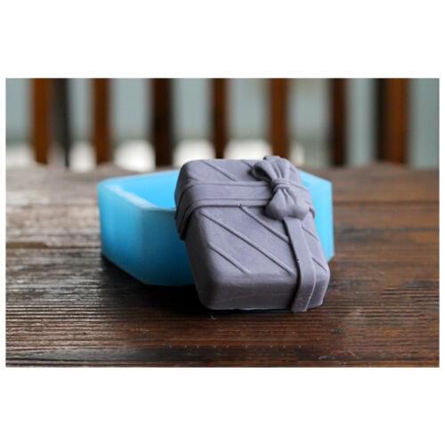 Wholesale!!1pcs Gift Box (R0104) Silicone Handmade Soap Mold Crafts DIY Mould