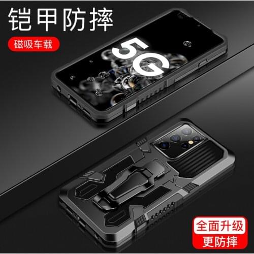 Shockproof Armor Case For Samsung Galaxy S21 Ultra Case Belt Clip Holster Cover For Samsung Galaxy S 21 Galaxy S21 Plus Ultra