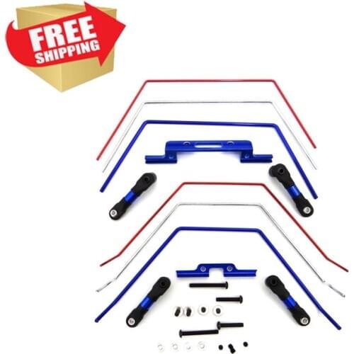 Radio control RC Front and rear sway bar kit for the trax Slash 2WD option upgrade parts