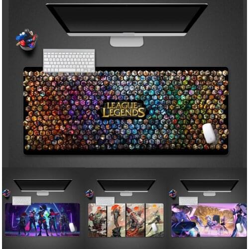 League of Legends Rubber Mouse Durable Desktop Mousepad Game Office Work Mouse Mat pad Non-slip Laptop Cushion mouse pad
