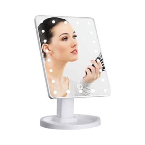Touch Screen, Smart Led Lighted Makeup Mirror - 360 Degree movement, Gift, Quality Durable Premium Polyester Material