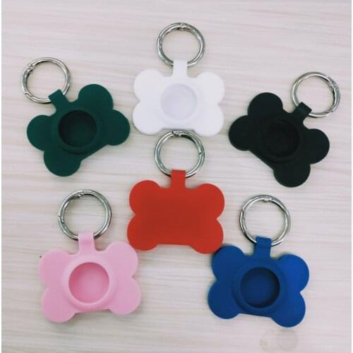 Silicone Protect Case For Apple Airtags Protective Cover For Apple Locator Tracker Anti-lost Key Ring Compatible For Airtag Case