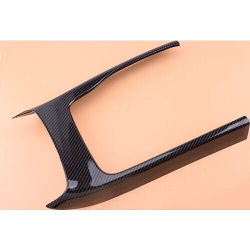 Carbon Fiber Style Inner Gear Shift Panel Frame Trim Fit For Jeep Grand Cherokee 2014 2015 2016 2017 2018 2019