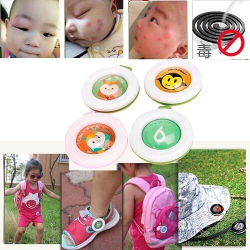 Mosquito Repellent Button Safe for Infants Baby Kids Buckle Indoor Outdoor Anti-mosquito Repellent Insect repellent device #1209